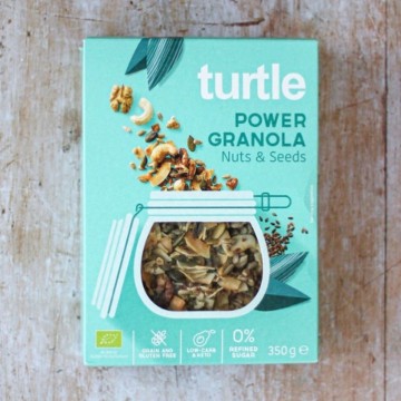 POWER GRANOLA TURTLE- NUTS AND SEEDS - 350G