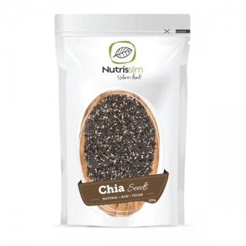 Semințe negre Chia - 250 g - Nature`s Finest Nutrisslim