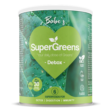Babe's bautura eco super greens detox 150 gr