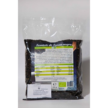 Seminte de susan negru bio, 250g